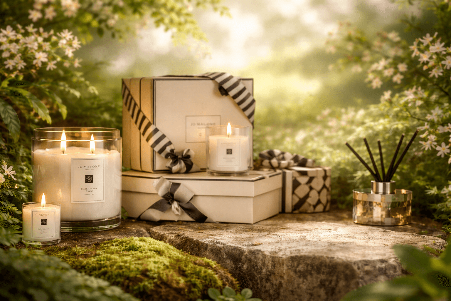 Jo Malone history backdrop